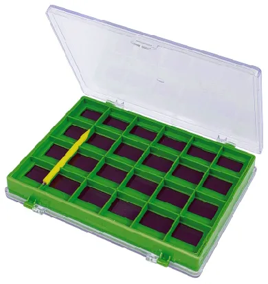 SNECI - Horgász webshop és horgászbolt - KONGER Box With Magnetic 44 Compartments Double Sided 146x105x20mm