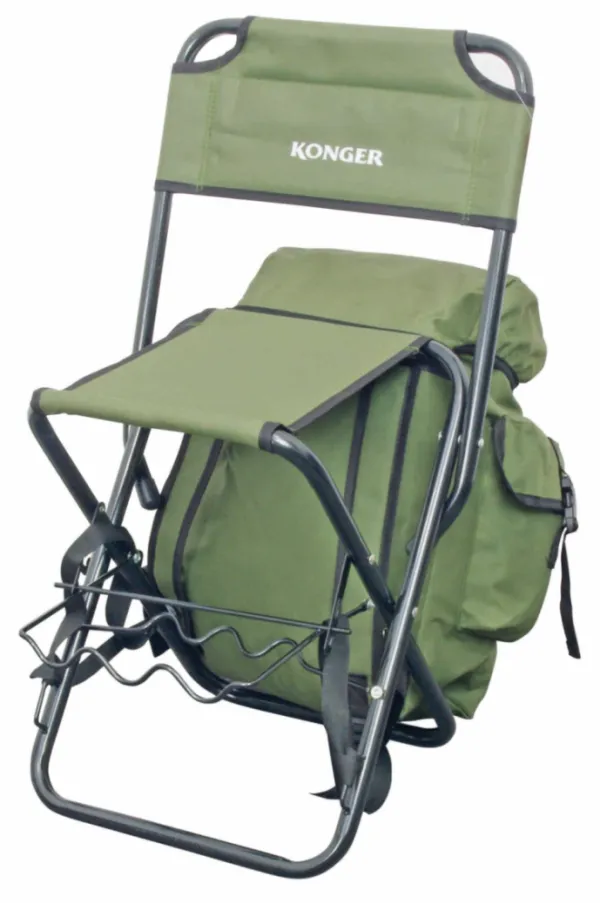 SNECI - Horgász webshop és horgászbolt - KONGER Chair no.9 with Backpack And Rod Holder horgászszék