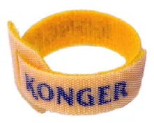 SNECI - Horgász webshop és horgászbolt - KONGER Yellow Velcro Tape for Rods Short 20cm no.3