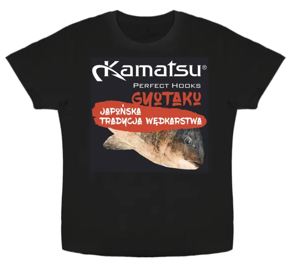 SNECI - Horgász webshop és horgászbolt - KAMATSU Kamatsu T-Shirt Gyotaku Black Size S
