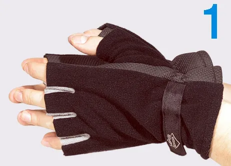 SNECI - Horgász webshop és horgászbolt - KONGER Fleece Gloves no.1 Half Finger Size M