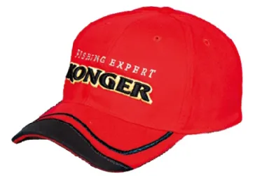 SNECI - Horgász webshop és horgászbolt - KONGER 5, 58-60-62 piros baseball sapka