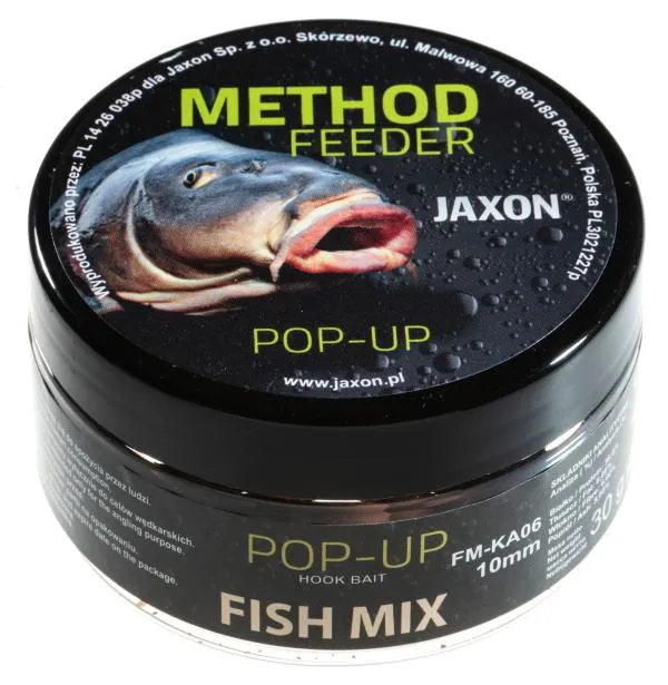 SNECI - Horgász webshop és horgászbolt - JAXON POP-UP BOILIES FISH MIX 30g 10mm