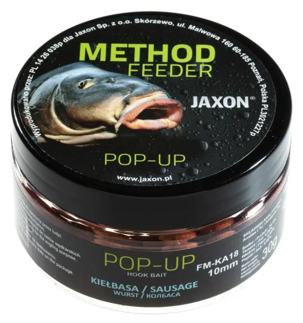 SNECI - Horgász webshop és horgászbolt - JAXON POP-UP BOILIES SAUSAGE 30g 10mm