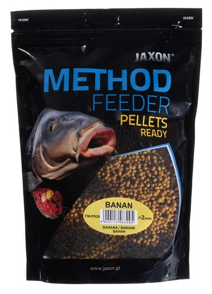 SNECI - Horgász webshop és horgászbolt - JAXON PELLETS METHOD FEEDER READY BANANA 500g 2mm