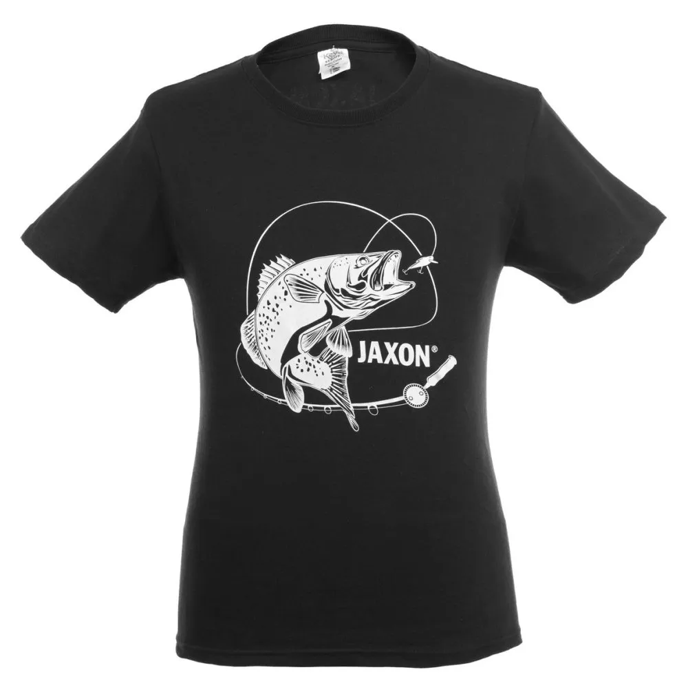 SNECI - Horgász webshop és horgászbolt - JAXON T-SHIRT BLACK - ZANDER S póló