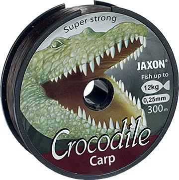 SNECI - Horgász webshop és horgászbolt - JAXON CROCODILE CARP LINE 0,25mm 300m
