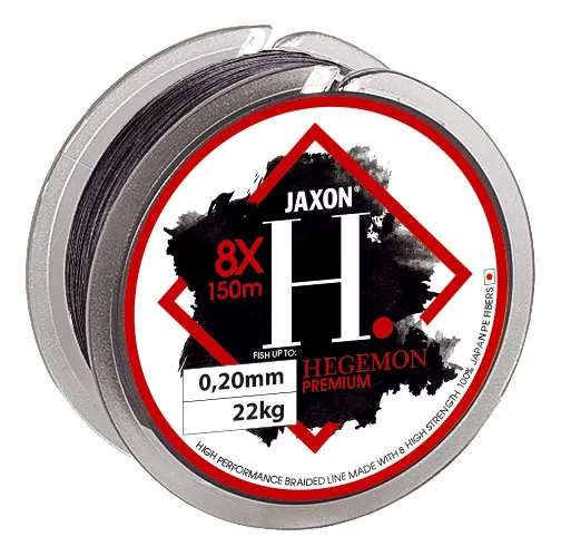 SNECI - Horgász webshop és horgászbolt - JAXON HEGEMON 8X PREMIUM BRAIDED LINE 0,06mm 10m