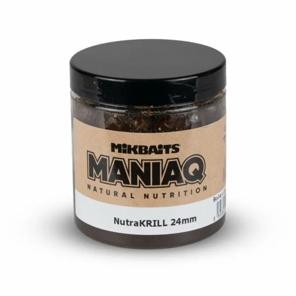 SNECI - Horgász webshop és horgászbolt - ManiaQ NUTRA KRILL Bojli in dip -250 ml   24mm