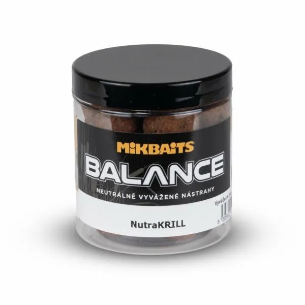 SNECI - Horgász webshop és horgászbolt - ManiaQ NUTRA KRILL Balance Bojli -250 ml   20mm