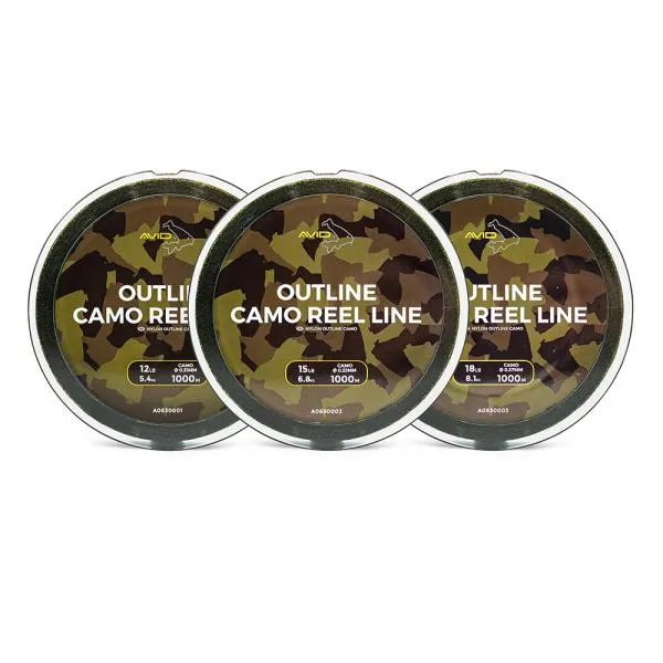 SNECI - Horgász webshop és horgászbolt - Outline Camo Reel Line 18Lb 1000M