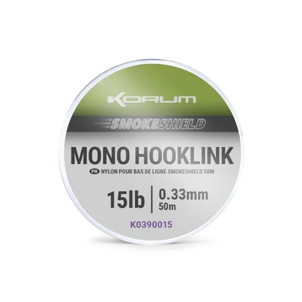 SNECI - Horgász webshop és horgászbolt - Smokeshield Mono Hooklink - 15Lb/0.33Mm