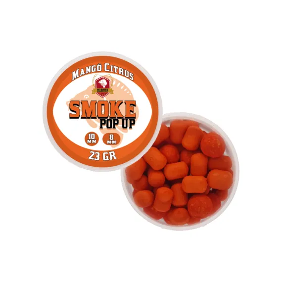 SNECI - Horgász webshop és horgászbolt - MBAITS Smoke Pop Up 8-10mm 23gr Mangó Citrus