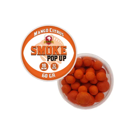 SNECI - Horgász webshop és horgászbolt - MBAITS Smoke Pop Up 12-18mm 60gr Mangó Citrus