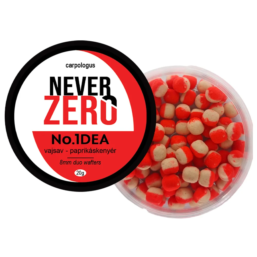 SNECI - Horgász webshop és horgászbolt - NEVER ZERO NO.1DEA (vajsav-paprikás kenyér) 8mm wafters