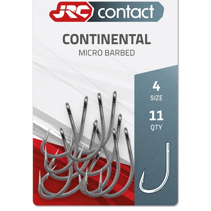 SNECI - Horgász webshop és horgászbolt - JRC Continental Carp Hooks size 6 - 11db pontyozó horog