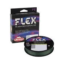 SNECI - Horgász webshop és horgászbolt - BERKLEY EFXBFS8-MGRN FLEX 135M 8LB 0.14mm MGRN fonott zsinór