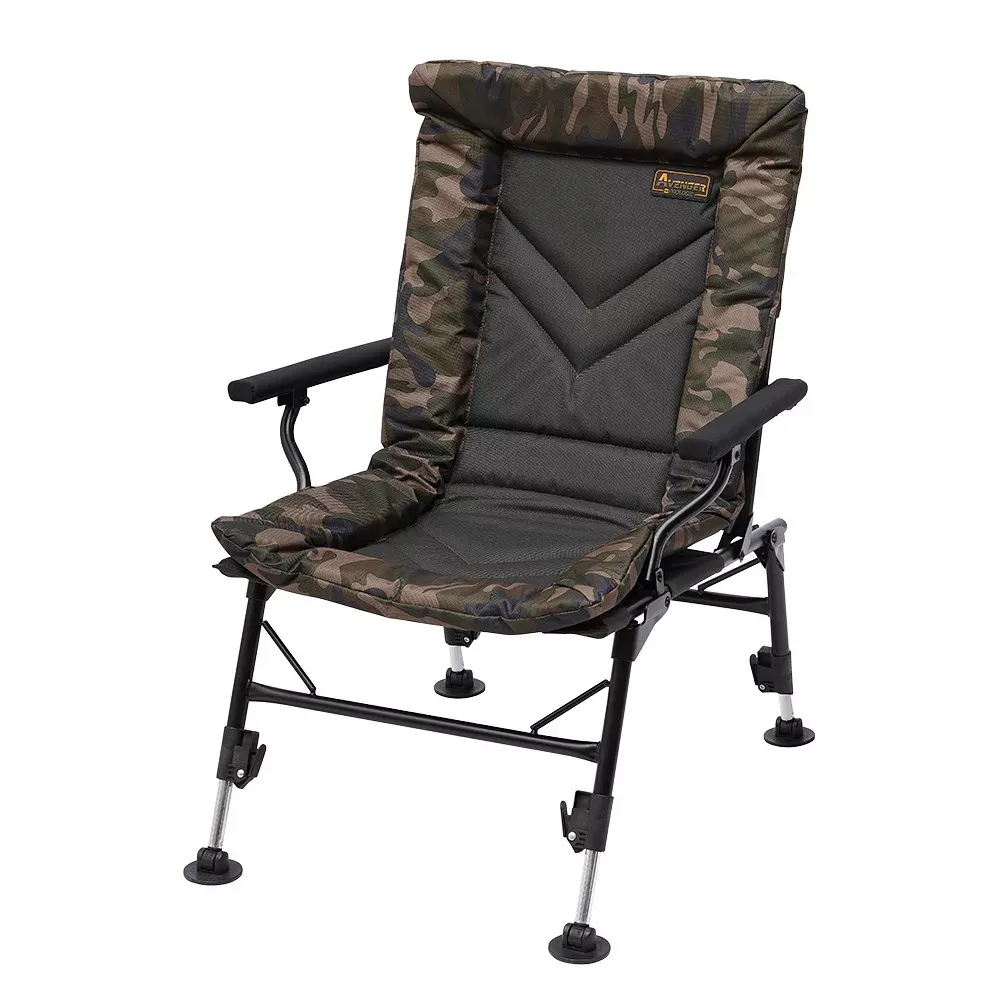 SNECI - Horgász webshop és horgászbolt - Prologic AVENGER COMFORT CAMO CHAIR W/ARMRESTS & COVERS horgászszék