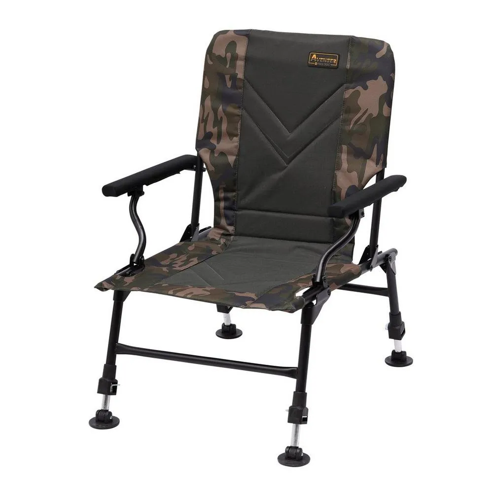 SNECI - Horgász webshop és horgászbolt - Prologic AVENGER RELAX CAMO CHAIR ARMREST & COVERS 47,5x42x50cm HORGÁSZSZÉK