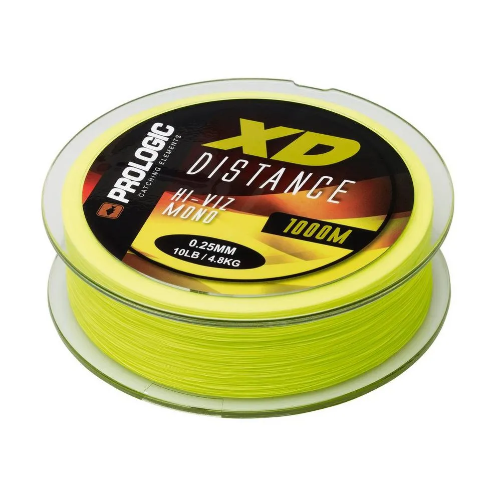 SNECI - Horgász webshop és horgászbolt - PROLOGIC XD DISTANCE MONO 1000M 0.28MM HI-VIZ sárga monofil zsinór