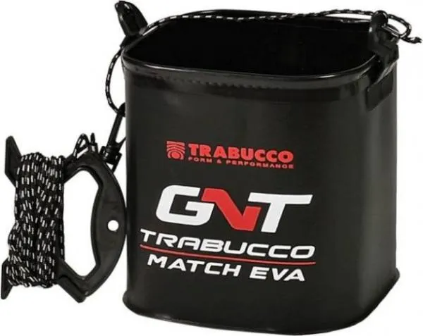 SNECI - Horgász webshop és horgászbolt - Trabucco GNT Match EVA drop bucket, 8L összecsukható vödör