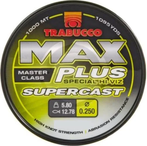 SNECI - Horgász webshop és horgászbolt - Trabucco Max Plus Line Supercast 300m 0,28mm monofil zsinór