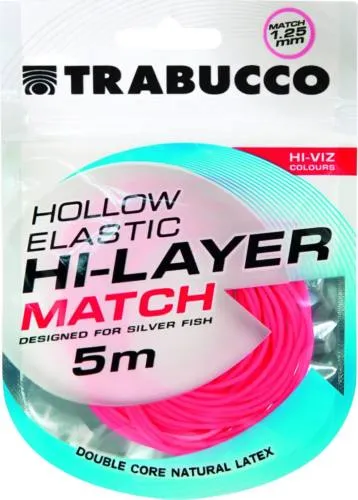 SNECI - Horgász webshop és horgászbolt - Trabucco Hi-Layer Hollow Elastic Match rakós csőgumi 1,25mm 5m