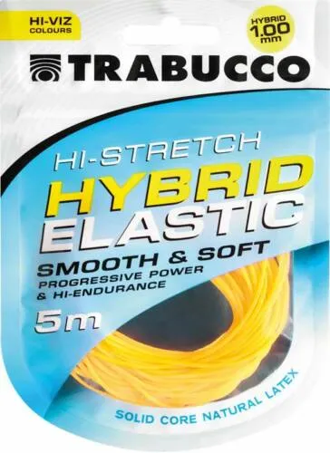 SNECI - Horgász webshop és horgászbolt - Trabucco HI-Stretch Hybrid Elastic 1,0 mm 5 m rakós gumi
