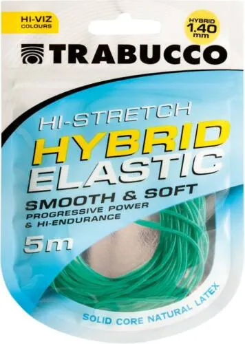 SNECI - Horgász webshop és horgászbolt - Trabucco HI-Stretch Hybrid Elastic 1m4 mm 5 m rakós gumi