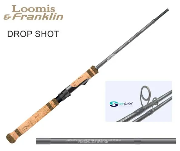 SNECI - Horgász webshop és horgászbolt - LOOMIS AND FRANKLIN DROP SHOT - IM7 DS602SULF 180 cm pergető horgászbot