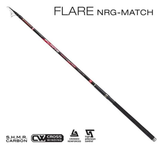 SNECI - Horgász webshop és horgászbolt - TRABUCCO FLARE NRG MATCH 4504/50 450 cm match horgászbot