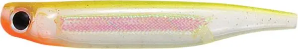 SNECI - Horgász webshop és horgászbolt - Rapture Mini Minnow Shad Tail 45mm Clown Chart 6db/csg, lágygumi csali