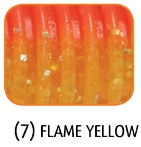 SNECI - Horgász webshop és horgászbolt - Rapture Swingguby 7.5cm Flame Yellow 10db plasztik csali