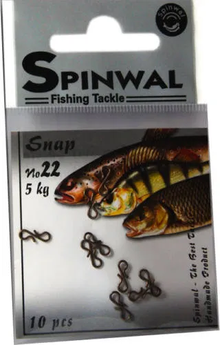 SNECI - Horgász webshop és horgászbolt - Spinwal kapocs 02 5kg (No.22)