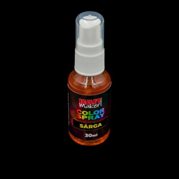 SNECI - Horgász webshop és horgászbolt - BAIT MAKER Color Spray Sárga 30 ml