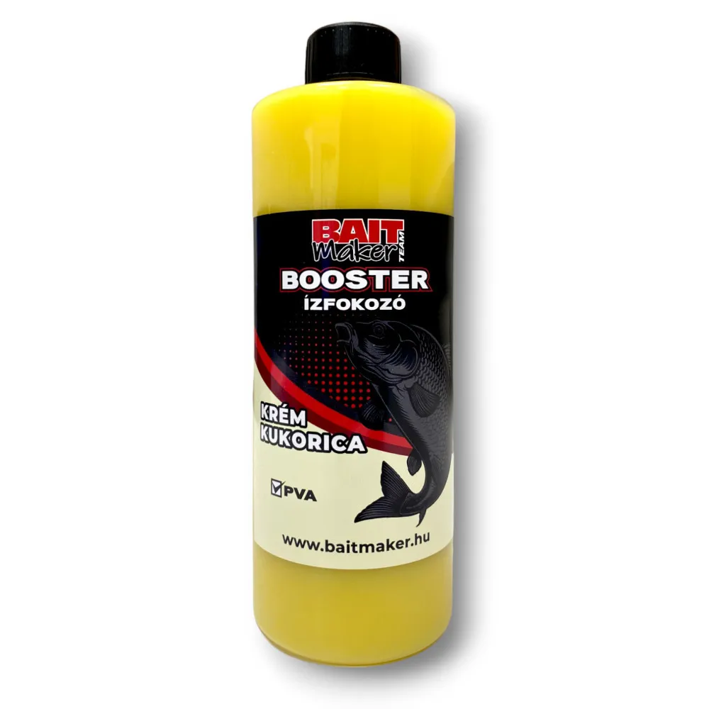 SNECI - Horgász webshop és horgászbolt - BAIT MAKER BOOSTER ÍZFOKOZÓ KRÉM KUKORICA 500 ML