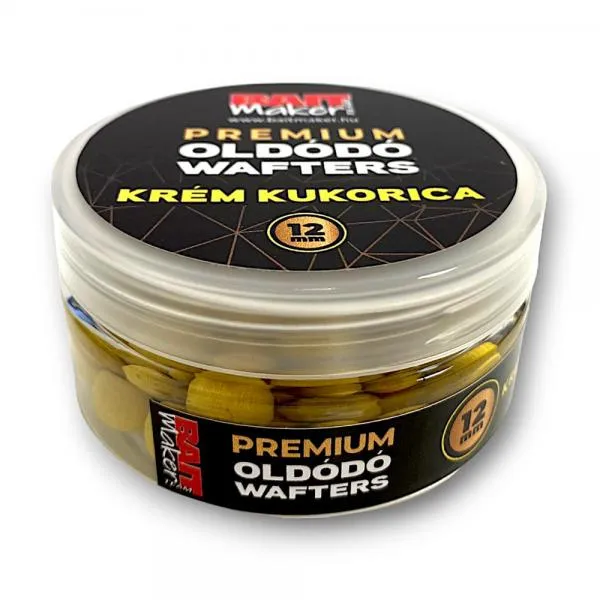 SNECI - Horgász webshop és horgászbolt - BAIT MAKER Premium Oldódó Wafters 12 mm Krém Kukorica 30 g