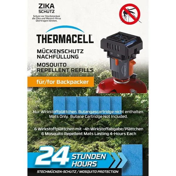 SNECI - Horgász webshop és horgászbolt - Thermacell M-24 Backpacker "világjáró" 24 órás utántöltő lapka