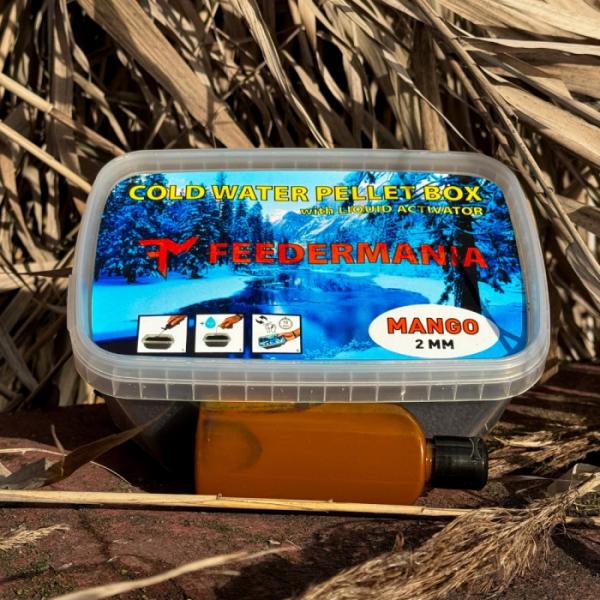 SNECI - Horgász webshop és horgászbolt - Feedermánia COLD WATER PELLET BOX 2mm MANGO