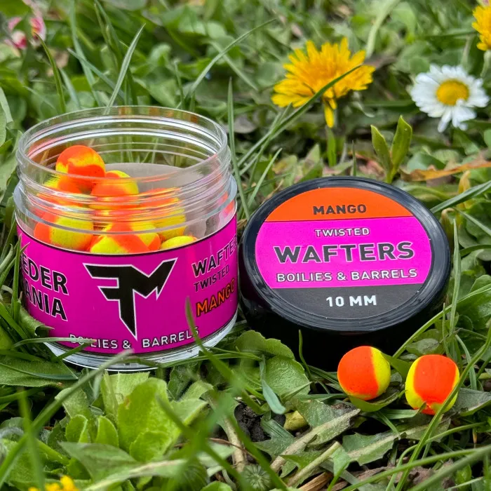 SNECI - Horgász webshop és horgászbolt - Feedermánia WAFTERS TWISTED BOILIES & BARRELS 10 MM MANGO