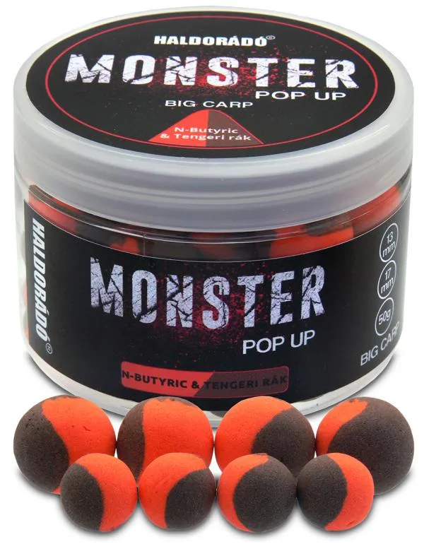 SNECI - Horgász webshop és horgászbolt - HALDORÁDÓ MONSTER Pop Up Big Carp 13, 17 mm  - Vajsav & Tengeri rák