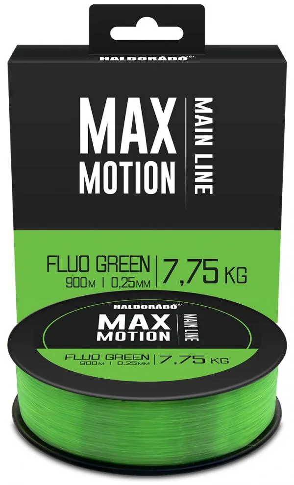 SNECI - Horgász webshop és horgászbolt - HALDORÁDÓ MAX MOTION Fluo Green 0,25 mm / 900 m - 7,75 kg