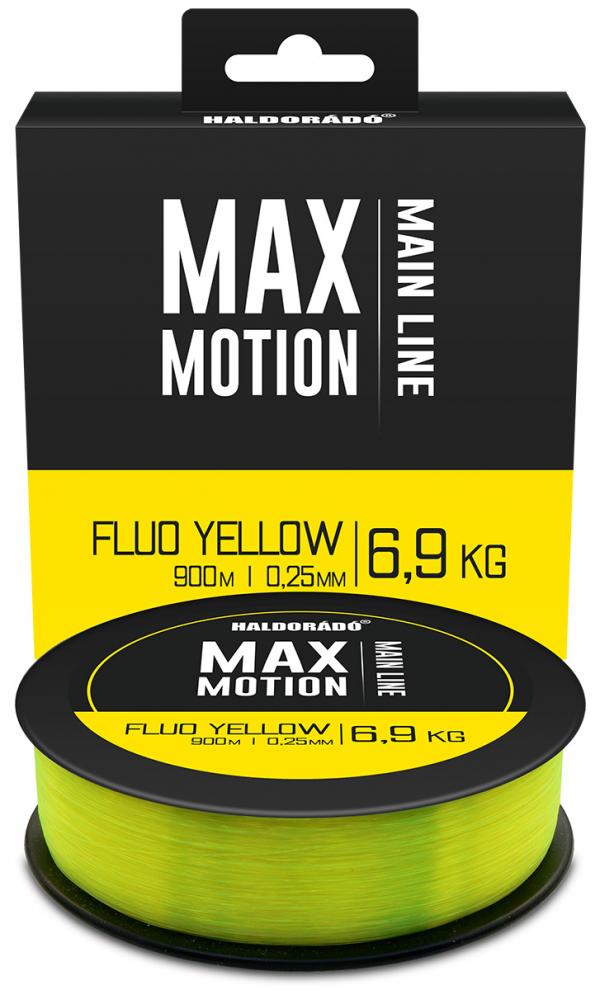 SNECI - Horgász webshop és horgászbolt - HALDORÁDÓ MAX MOTION Fluo Yellow 0,25 mm / 900 m - 6,9 kg