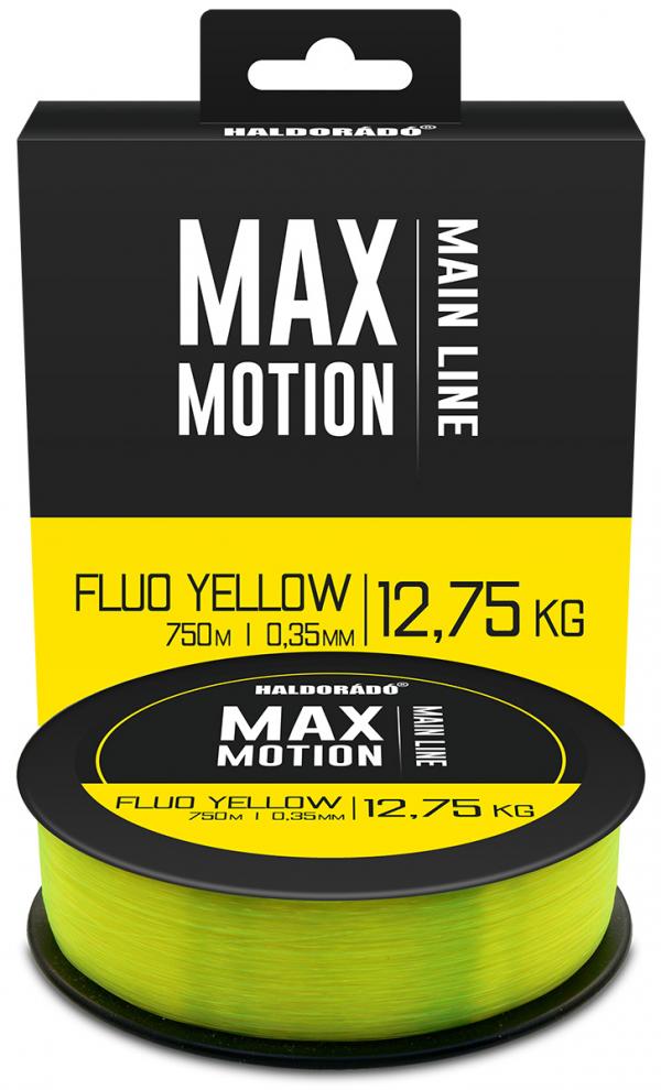 SNECI - Horgász webshop és horgászbolt - HALDORÁDÓ MAX MOTION Fluo Yellow 0,35 mm / 750 m - 12,75 kg
