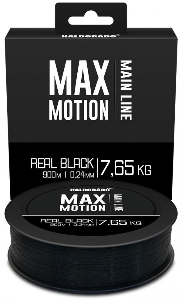 SNECI - Horgász webshop és horgászbolt - HALDORÁDÓ MAX MOTION Real Black 0,24 mm / 900 m - 7,65 kg
