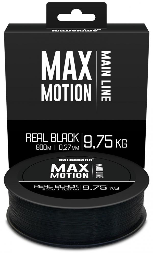 SNECI - Horgász webshop és horgászbolt - HALDORÁDÓ MAX MOTION Real Black 0,27 mm / 800 m - 9,75 kg