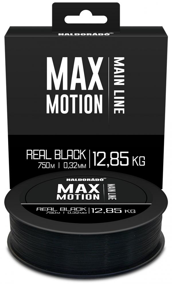 SNECI - Horgász webshop és horgászbolt - HALDORÁDÓ MAX MOTION Real Black 0,32 mm / 750 m - 12,85 kg