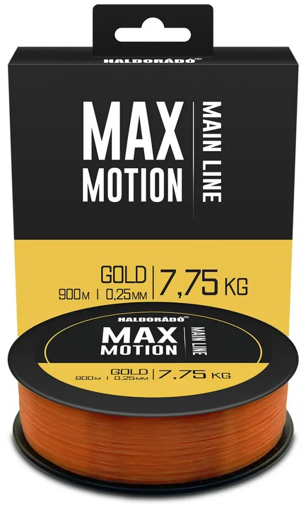 SNECI - Horgász webshop és horgászbolt - HALDORÁDÓ MAX MOTION Gold 0,25 mm / 900 m - 7,75 kg