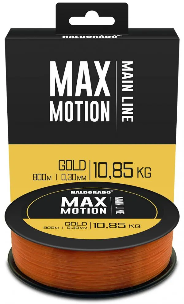 SNECI - Horgász webshop és horgászbolt - HALDORÁDÓ MAX MOTION Gold 0,30 mm / 800 m - 10,85 kg