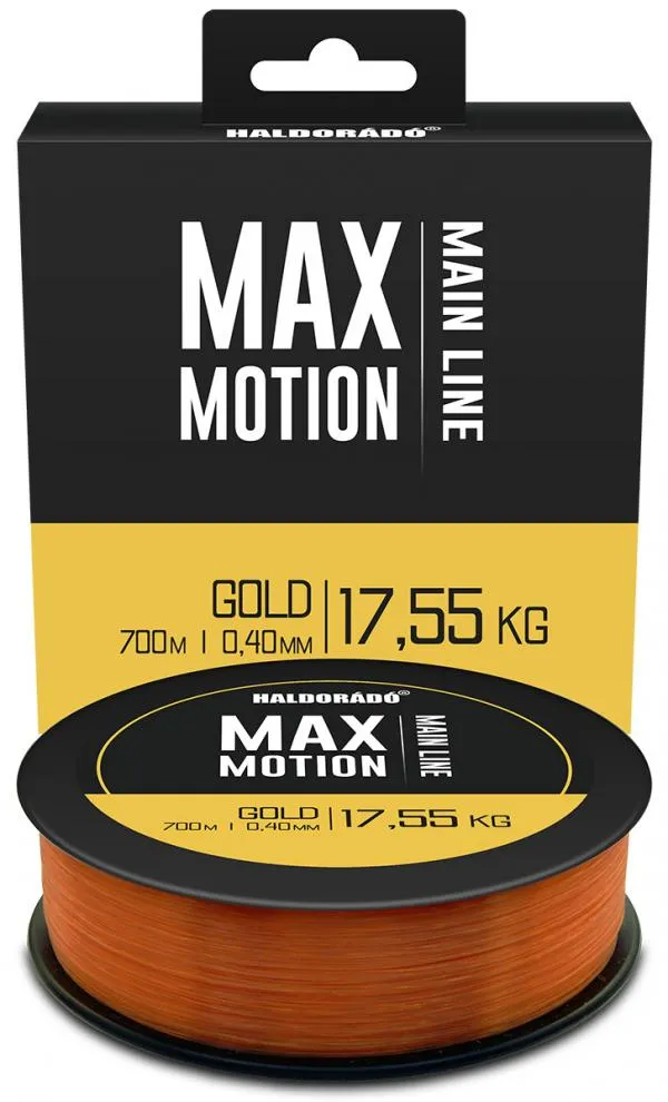 SNECI - Horgász webshop és horgászbolt - HALDORÁDÓ MAX MOTION Gold 0,40 mm / 700 m - 17,55 kg